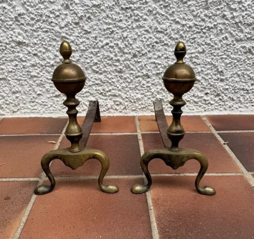 Morillos de chimenea antiguos
